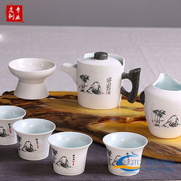 景德鎮雪花釉茶具 10頭套裝廠家直銷，專業定制彰顯品味